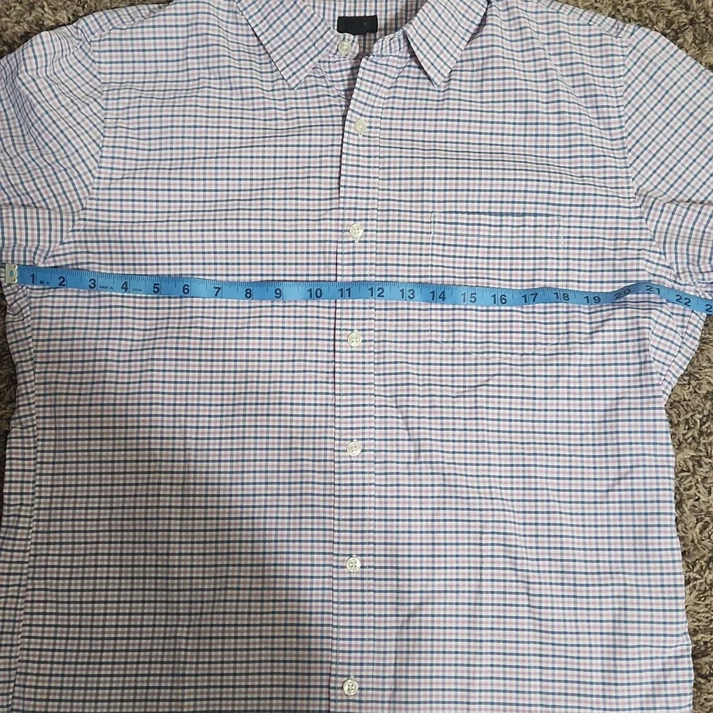 J. Crew Men's Plaid Button Down Shirts Slim Fit Size Large